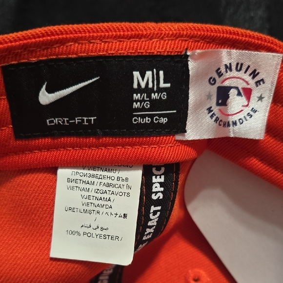 Nike Orange Cap with Blue Star and White H - Picture 4 of 5